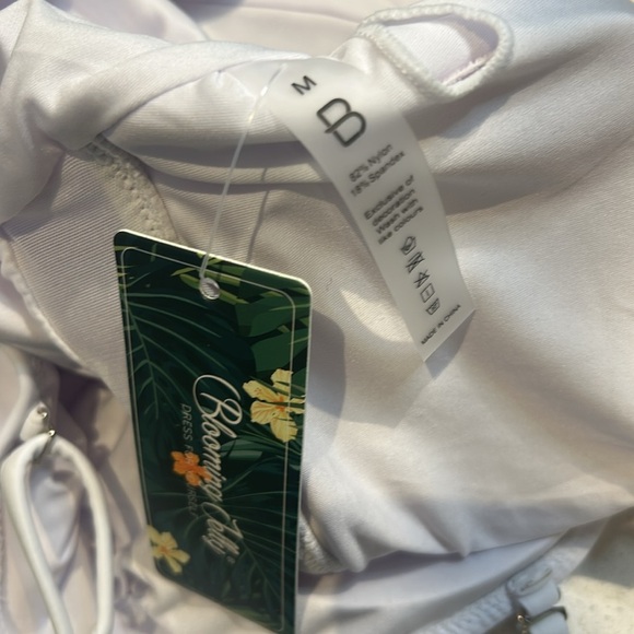 Blooming Jelly Women's Sexy One Piece Slimming One Shoulder Mesh Swimwear NEW - Picture 6 of 12